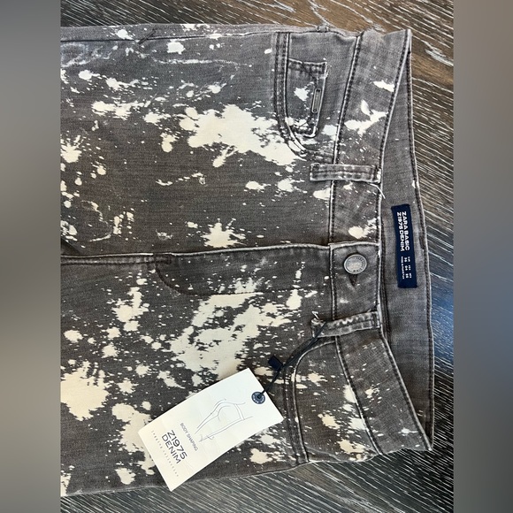 NWT Zara Basic Bleached Out Body Shaping Gray Jeans - Picture 5 of 9